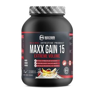 MAXXWIN Maxx gain 15 sacharidový nápoj příchuť banán 3500 g obraz