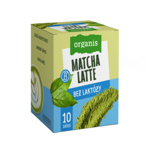 ORGANIS Matcha latte bez laktózy 10 x 27 g obraz