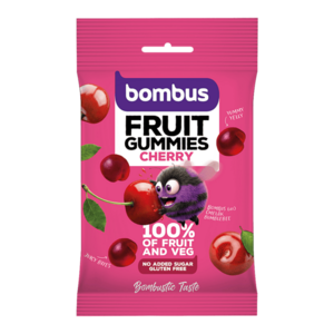 BOMBUS Fruit gummies cherry 35 g obraz
