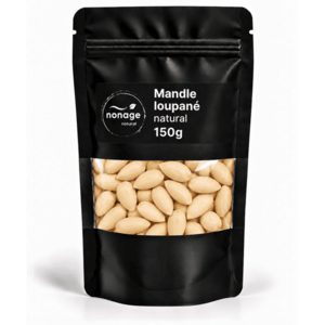 NONAGE Mandle loupané natural 150 g obraz