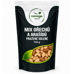 NONAGE Mix ořechů a arašídů pražených solených 750 g obraz