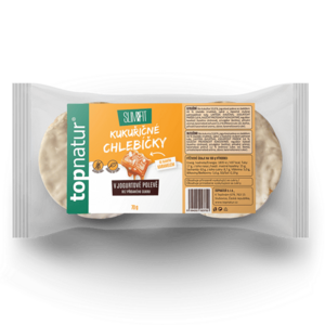 TOPNATUR Kukuřičný chlebíček slaný karamel v jogurtové polevě 70 g obraz