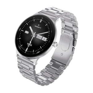 GARETT Smartwatch quantum silver steel chytré hodinky obraz