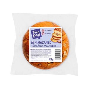 FREE DAYS Minimazanec s čokoládou a mandlemi bez lepku 120 g obraz