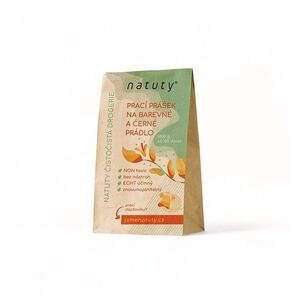NATUTY Prací prášek na barevné a černé prádlo bez vůně 1 kg obraz