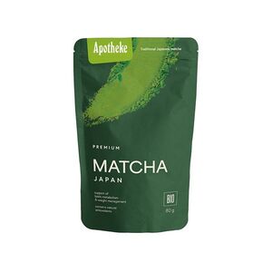 APOTHEKE Organic matcha BIO 80 g obraz