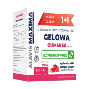 ALAVIS Maxima Gelowa Gummies jahoda 120 tablet + 60 kapslí obraz