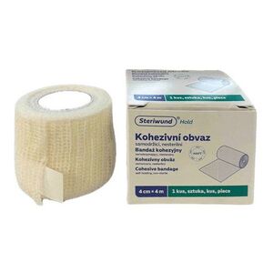STERIWUND Kohezivní obvaz samodržící nesterilní 4cm x 4m obraz