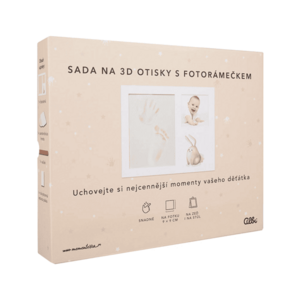 ALBI Fotorámeček pro miminko se sadou na 3D otisky obraz
