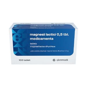 MAGNESII lactici Medicamenta 0, 5 g x 100 tablet obraz