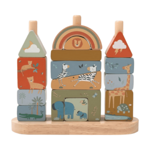 2KIDS TOYS Nasazování kostek safari obraz
