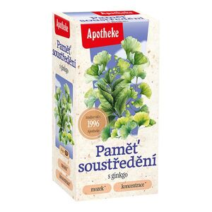 APOTHEKE Čaj paměť a soustředění 20 sáčků obraz