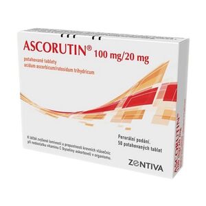 ASCORUTIN 100mg/20mg 50 potahovaných tablet obraz