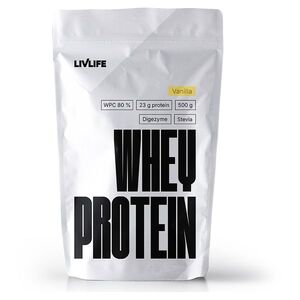 LIVLIFE Whey protein vanilka 500 g obraz