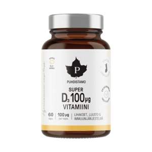 PUHDISTAMO Super vitamin D 4000iu 60 kapslí obraz