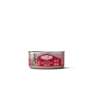 CARNILOVE Cat can paštika pro kočky krůta & sob 100 g obraz