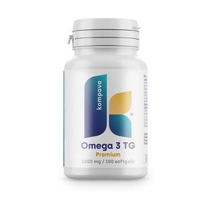 KOMPAVA Omega-3 TG premium 100 kapslí obraz