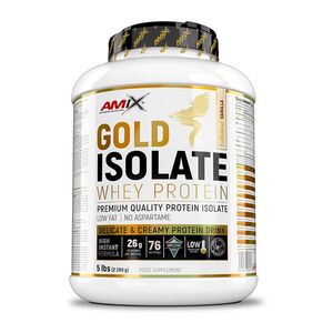 AMIX Nutrition gold whey protein isolate přírodní vanilka 2280 g obraz