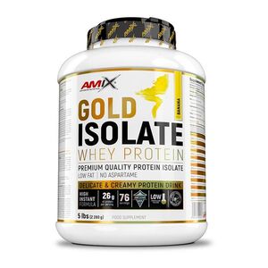 AMIX Nutrition gold whey protein isolate banán 2280 g obraz