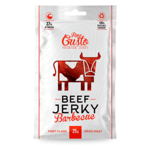 FINE GUSTO Hovězí jerky BBQ 25 g obraz