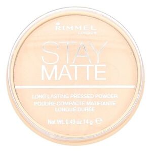 RIMMEL LONDON Stay Matte Kompaktní pudr 001 Transparent 14 g obraz