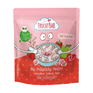 FRUCHTBAR Cereálie srdíčka s jahodami a jablkem 12m+ BIO 125 g obraz