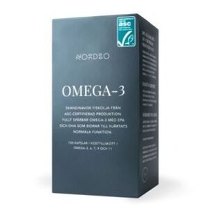 NORDBO Scandinavian omega-3 pstruhový olej 120 kapslí obraz