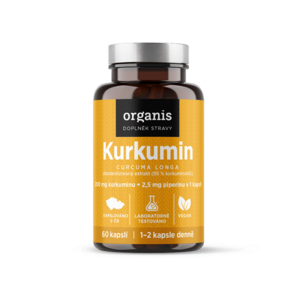 ORGANIS Kurkumin + piperin 60 kapslí obraz