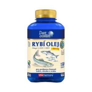 VITAHARMONY Rybí olej Omega 3 1000 mg 150 tobolek obraz