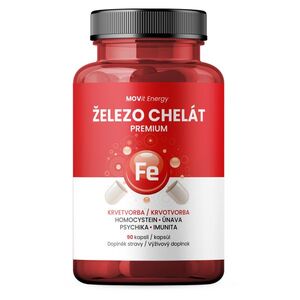 MOVIT ENERGY Železo chelát premium 90 kapslí obraz