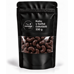 NONAGE Kešu v hořké čokoládě 330 g obraz