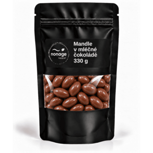 NONAGE Mandle v mléčné čokoládě 330 g obraz
