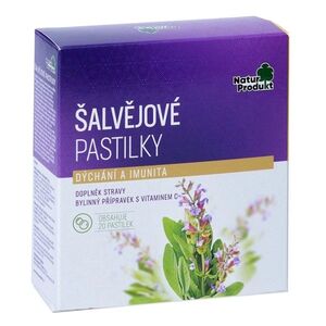 NATURPRODUKT Šalvějové pastilky 20 kusů obraz