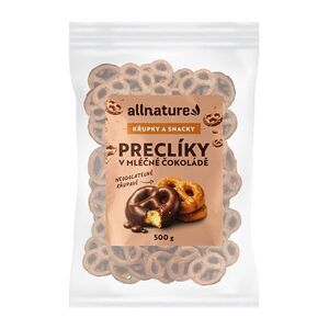 ALLNATURE Preclíky v mléčné čokoládě 500 g obraz