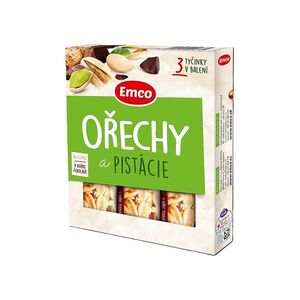 EMCO Tyčinka ořechy pistácie 3 x 35 g obraz