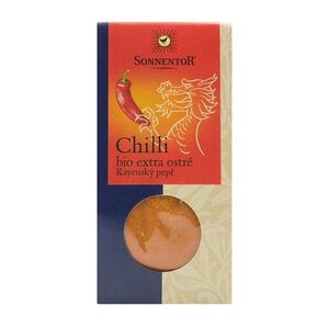SONNENTOR Chilli mleté kajenský pepř extra ostré BIO 40 g obraz