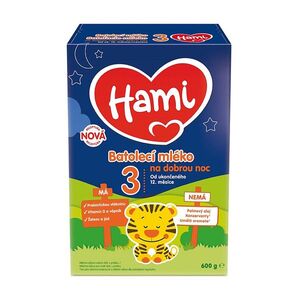 HAMI 3 Batolecí mléko na dobrou noc od ukončeného 12.měsíce 600 g obraz