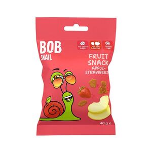 ŠNEK BOB Ovocný snack jablko-jahoda 40 g obraz