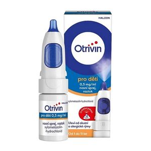 OTRIVIN Pro děti 0, 5 mg/ml nosní sprej, roztok obraz