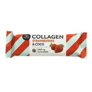 HAPPYLIFE Kolagenová kokosová tyčinka jahoda 40 g obraz