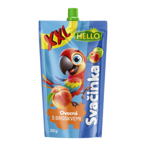 HELLO OP XXL kapsička s broskvemi 200 g x 10 kusů obraz