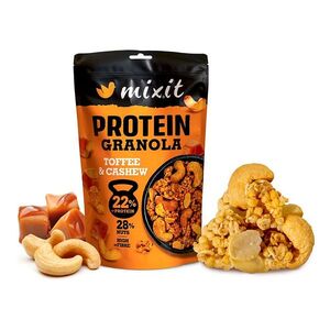 MIXIT Proteinová granola z pece toffee a kešu 350 g obraz