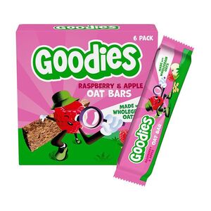 GOODIES Ovesné tyčinky malina a jablko 6 x 23 g obraz