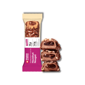 MAXI NUTRITION Creamy core protein bar lískový nugát 45 g obraz