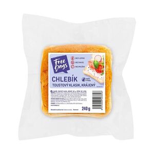FREE DAYS Chlebík toust bílý krájený 240 g obraz