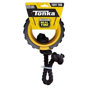 TONKA Hračka pro psy gumové mega tahadlo s lanem a vložkou 38 cm obraz