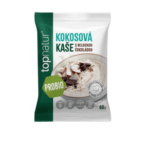 TOPNATUR Probio kaše kokos s belgickou čokoládou 60g obraz