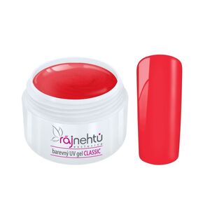 Ráj nehtů Barevný UV gel CLASSIC - Old Red 5ml obraz