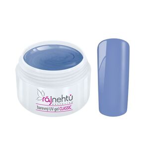 Ráj nehtů Barevný UV gel CLASSIC - Grain Blue 5ml obraz
