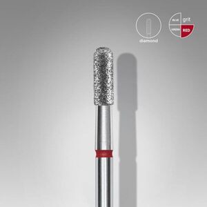 Staleks fréza FA30R023/6.5 diamantová zaoblený válec červená 2, 3/6, 5 mm obraz